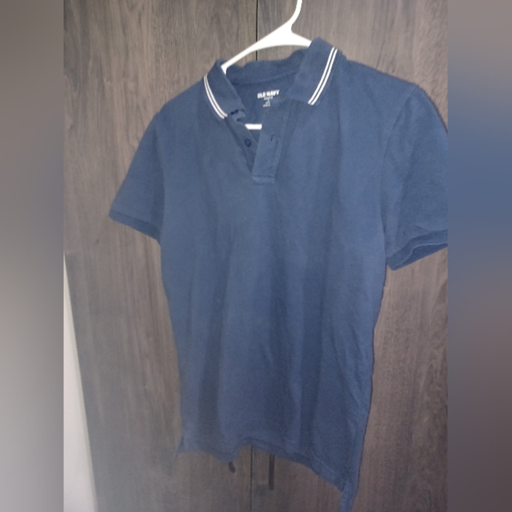 Old Navy Men's Navy Blue Polo Shirt